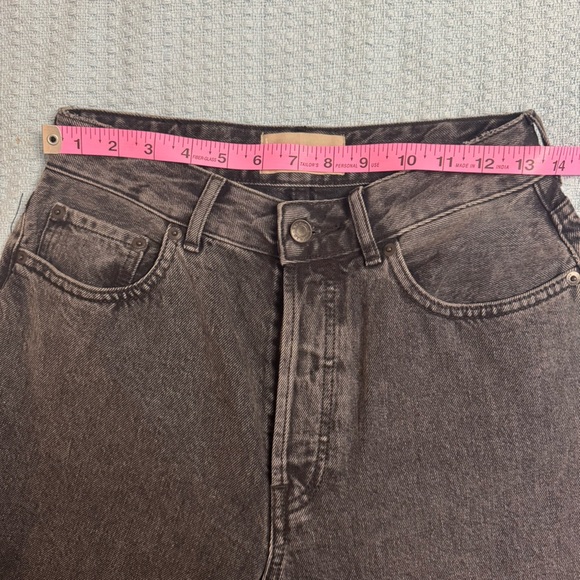Everlane The Curvy 90’s Cheeky Straight Leg Jeans in Faded Black - Size 27 Crop - Picture 10 of 11